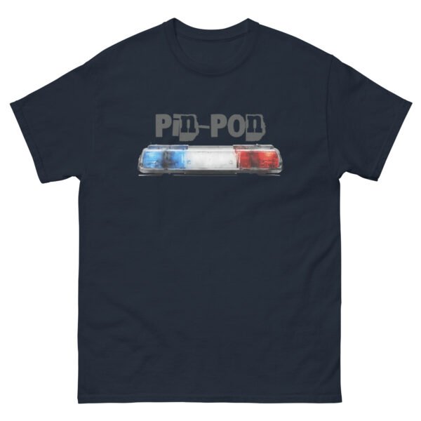 🚨 T-shirt Homme « Pin-Pon » – Cadeau humour pour policier – Image 8