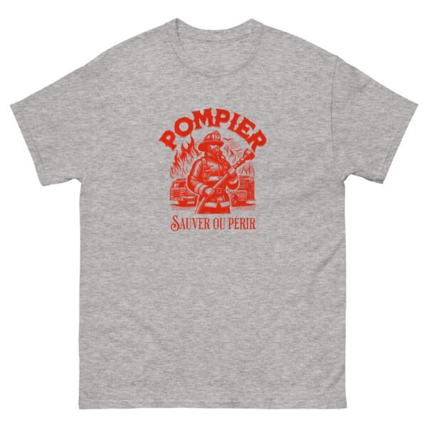 🔥 T-shirt « Pompier : Sauver ou Périr » – Pour ceux qui n’ont pas peur d’entrer dans le feu – Image 8