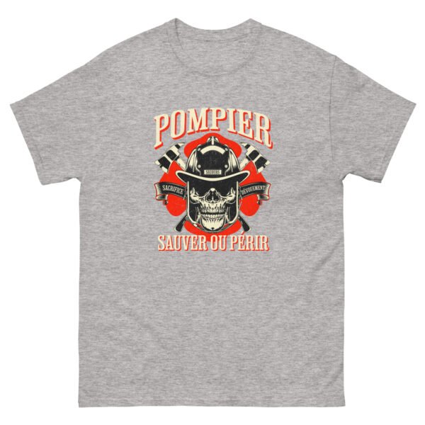 🔥 T-shirt « Pompier : Sauver ou Périr » – Plus qu'une devise... un cri d’honneur – Image 9