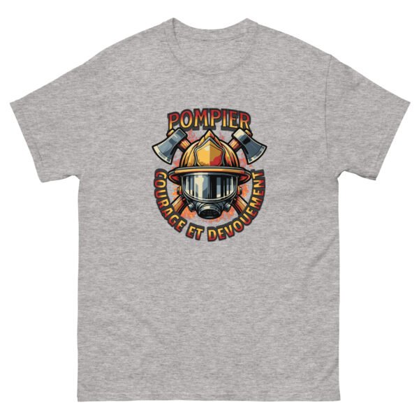 🔥 T-shirt « Pompier : Courage et Dévouement » – L’essence du métier, le cadeau parfait – Image 9