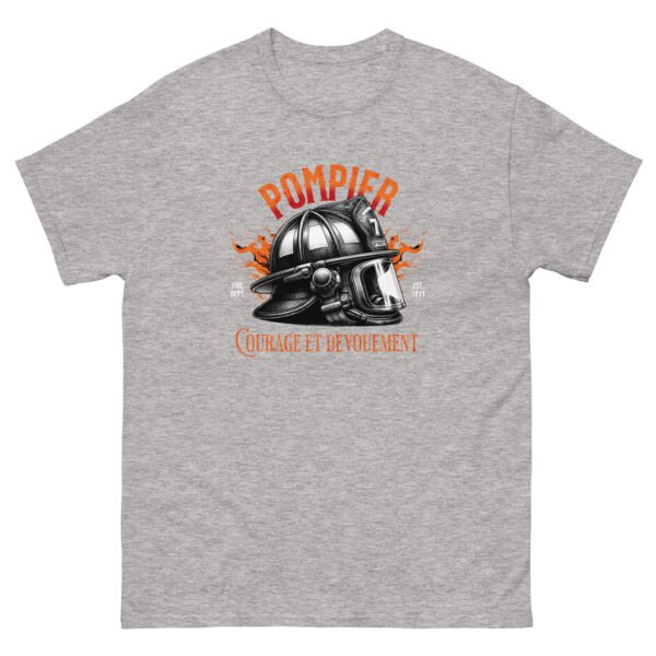 🔥 T-shirt « Pompier : Courage et Dévouement » – Le design qui porte vos valeurs – Image 9