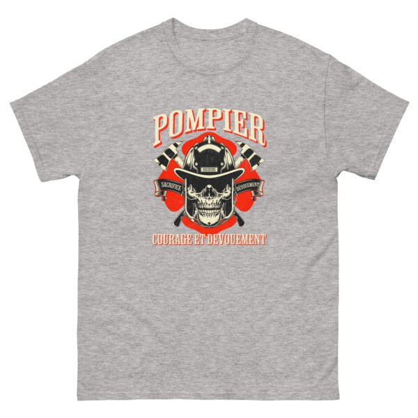 🔥 T-shirt « Pompier : Courage et Dévouement » – Le feu sacré, version textile – Image 9