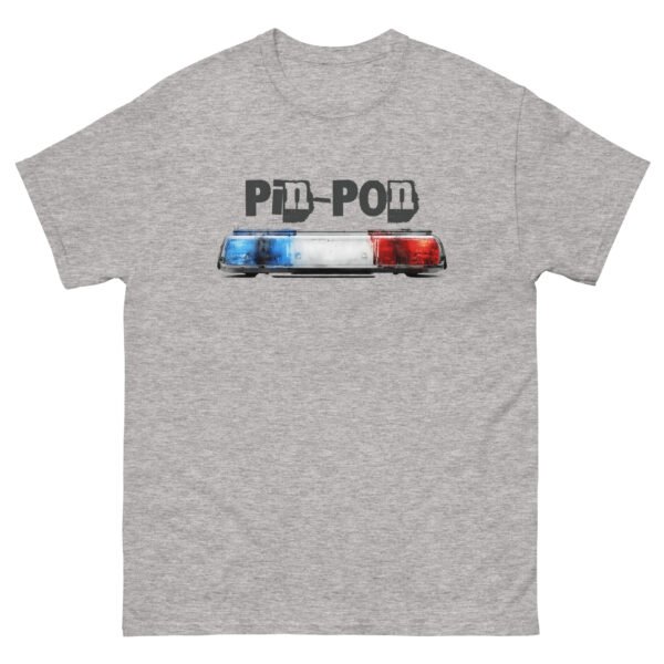 🚨 T-shirt Homme « Pin-Pon » – Cadeau humour pour policier – Image 9