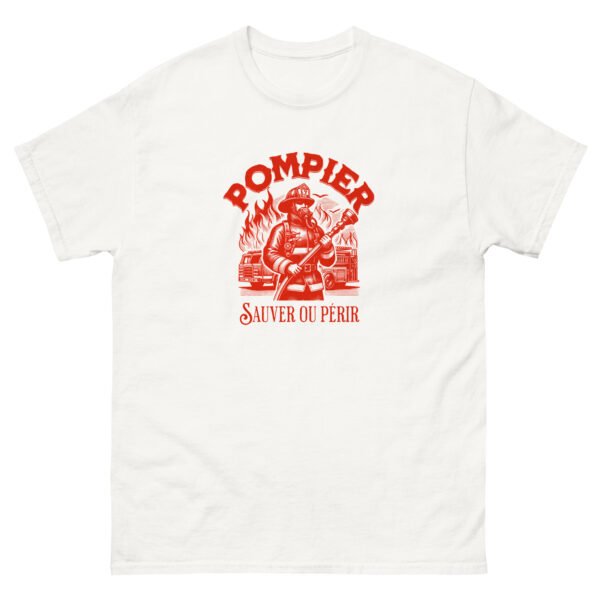 🔥 T-shirt « Pompier : Sauver ou Périr » – Pour ceux qui n’ont pas peur d’entrer dans le feu – Image 9