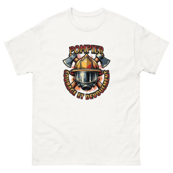 🔥 T-shirt « Pompier : Courage et Dévouement » – L’essence du métier, le cadeau parfait – Image 10