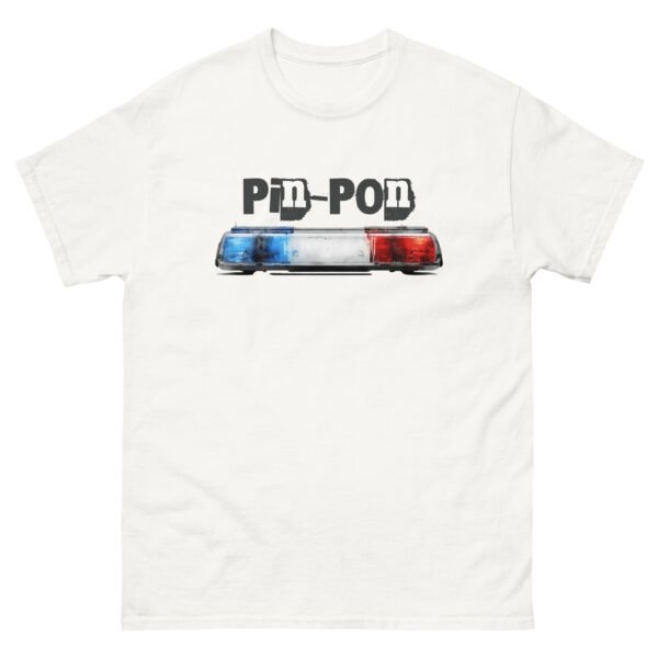 🚨 T-shirt Homme « Pin-Pon » – Cadeau humour pour policier