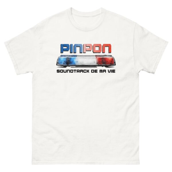 🚨 T-shirt « Pin-Pon : Soundtrack de ma vie » – L’hymne officieux des policiers