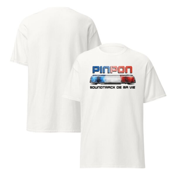 🚨 T-shirt « Pin-Pon : Soundtrack de ma vie » – L’hymne officieux des policiers – Image 2