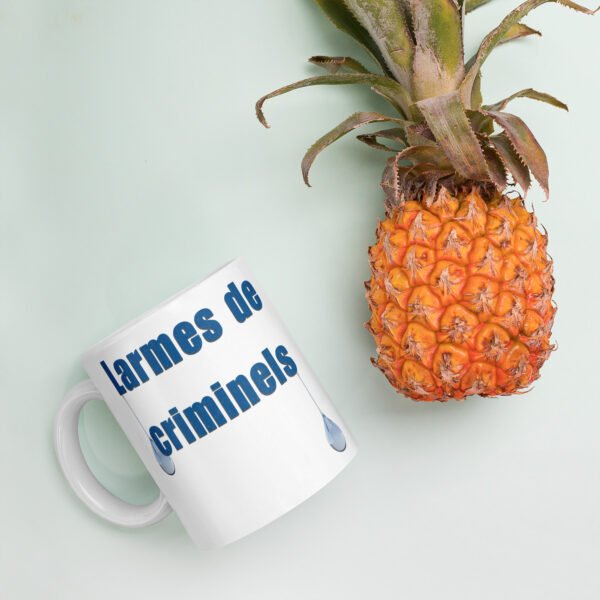☕ Mug Policier « Larmes de criminels » – Cadeau humour pour les forces de l'ordre – Image 4