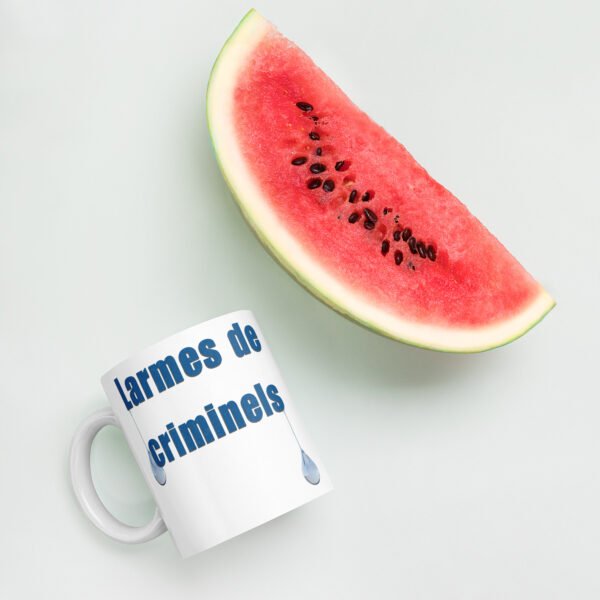 ☕ Mug Policier « Larmes de criminels » – Cadeau humour pour les forces de l'ordre – Image 5