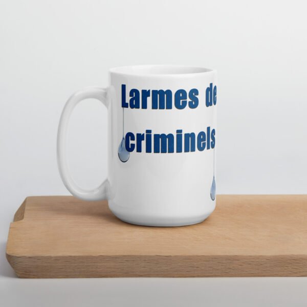 ☕ Mug Policier « Larmes de criminels » – Cadeau humour pour les forces de l'ordre – Image 6
