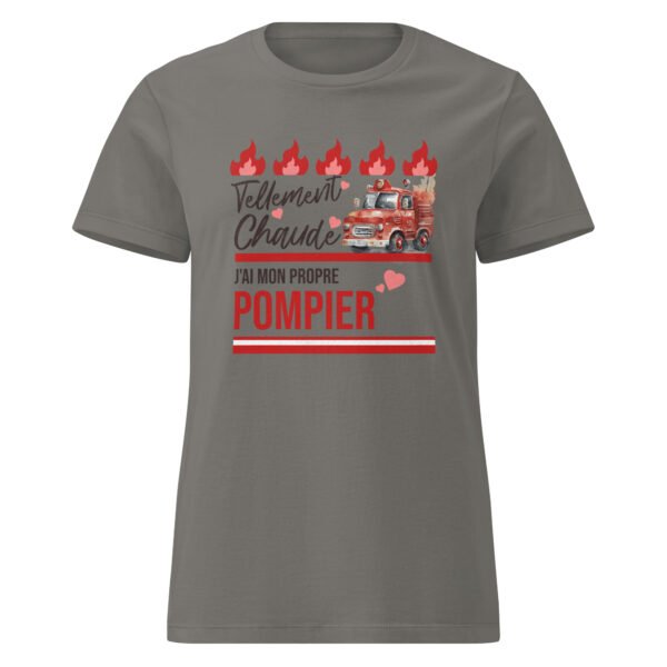 🔥 T-shirt Femme « Tellement chaude, j’ai mon propre pompier » – L’humour qui brule – Image 6
