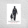 Poster « Partenaire pour la vie - fille » : le cadeau de fête des mères pour une policière