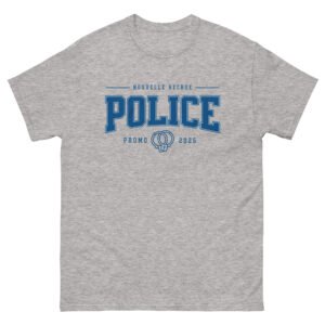 Alternative view of 👮‍♂️ T-shirt « Nouvelle Recrue – Police – Promo 2025 » – Le cadeau parfait des nouveau gardiens de la paix