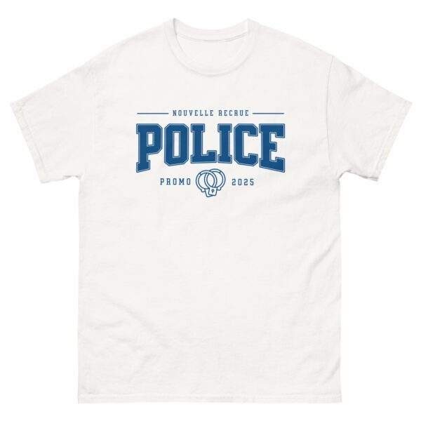 👮‍♂️ T-shirt « Nouvelle Recrue – Police – Promo 2025 » – Le cadeau parfait des nouveau gardiens de la paix