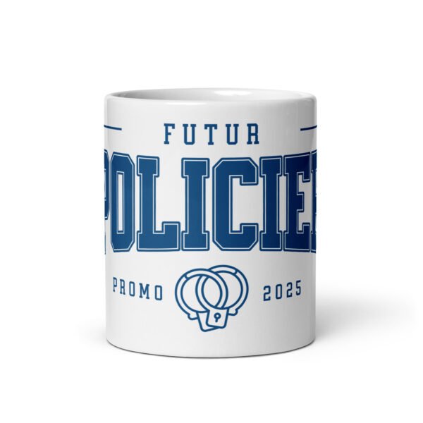 Mug « Futur Policier – Promo 2025 » – La tasse parfaite pour les étudiants policiers