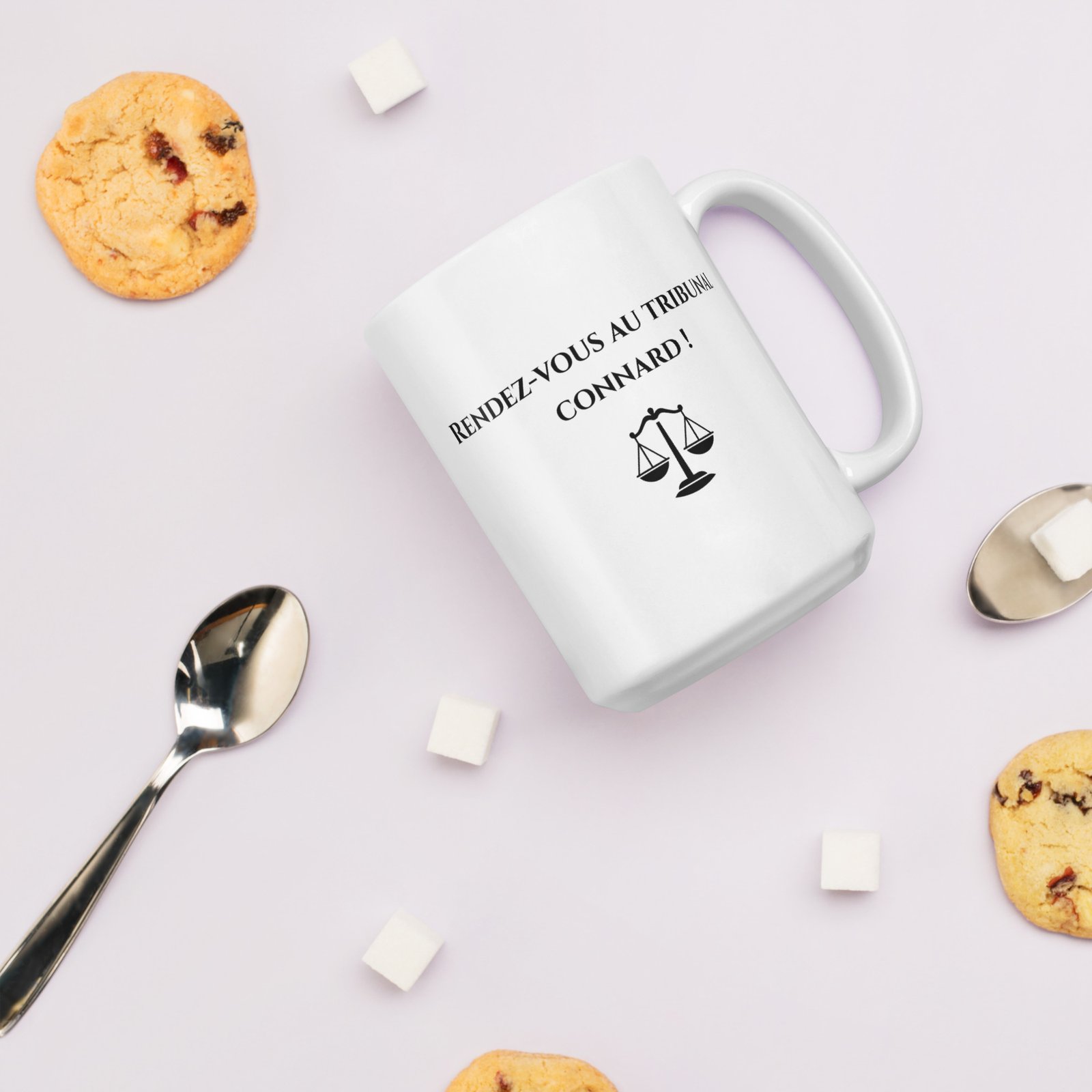⚖️ Mug Avocat « Rendez-vous au tribunal, connard ! » – La tasse culotté des pros du droit – Image 9