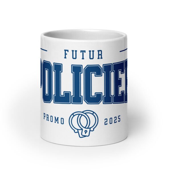 Mug « Futur Policier – Promo 2025 » – La tasse parfaite pour les étudiants policiers – Image 9